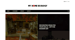 Desktop Screenshot of myhomeecology.com